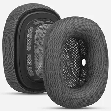 Premium Replacement Ear Cushions for Apple AirPods Max Headphone, Protein Leather Memory Foam Earpad...