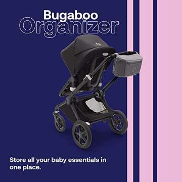 Bugaboo Organizer - Compact Size Multipocket Diaper Bag - Universal Compatible with Any Stroller - A...