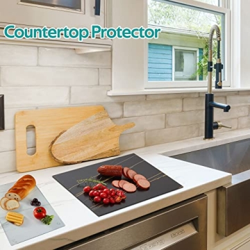 Murrey Home Stylish Tempered Glass Cutting Board Set