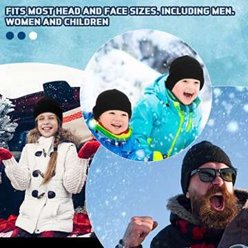 3 Hole Ski Mask: Windproof Balaclava for Winter Fun