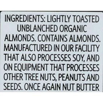 Once Again Organic Almond Butter Squeeze Pack - Toasted