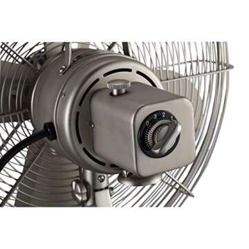 Star Fans Tripod, 16", Satin Nickel