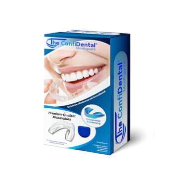 The ConfiDental - Pack of 3 Moldable Mouth Guard for Teeth Grinding Clenching Bruxism, Sport Athleti...
