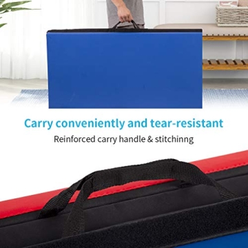 Durable Foldable Gymnastics Mat For All Ages - Portable Fitness