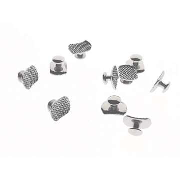 30pcs New Bondable Lingual Buttons Oval Base Dental Orthodontic Dental Materials Dentist Orthodontist