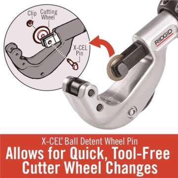 RIGID 31622 Model 150 Tubing Cutter for Perfect Cuts