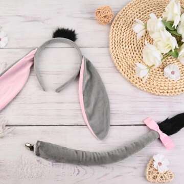 Matiniy Donkey Costume Set for All Ages Dress Up