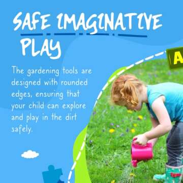 Taylor Toy Kids Pink Gardening Set for Outdoor Fun