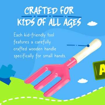 Taylor Toy Kids Pink Gardening Set for Outdoor Fun