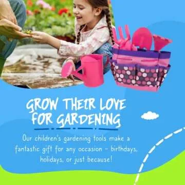 Taylor Toy Kids Pink Gardening Set for Outdoor Fun