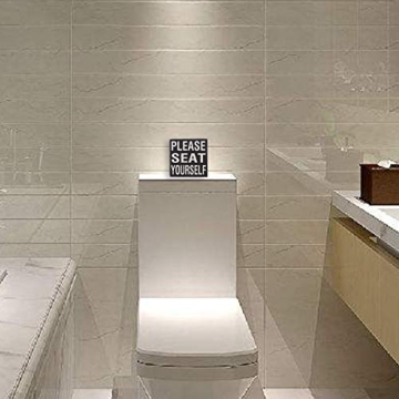Funny Bathroom Decor Sign - Delicious Humor for Homes