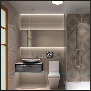 Funny Bathroom Decor Sign - Delicious Humor for Homes