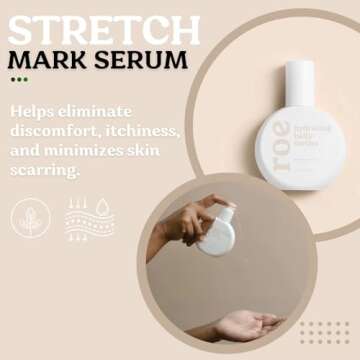 Maternity Stretch Mark Cream & Serum for Sensitive Skin