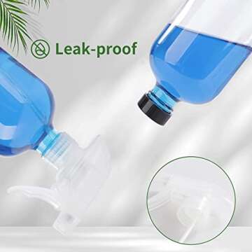 HOMBYS Empty Clear Glass Spray Bottles with Silicone Sleeve Protection - Refillable 16 oz Containers for Cleaning Solutions, Essential Oils, Misting Plants - Quality Sprayer -3 Pack
