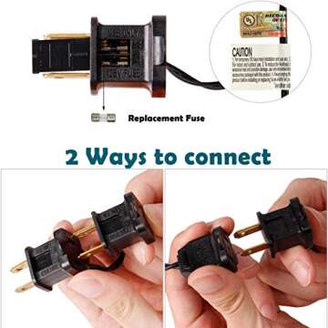 Twinkle Star Orange Halloween Lights, 33FT 150 LED Incandescent Mini String Lights for Outdoor Indoor Patio Home Party Garden Yard Halloween Decor