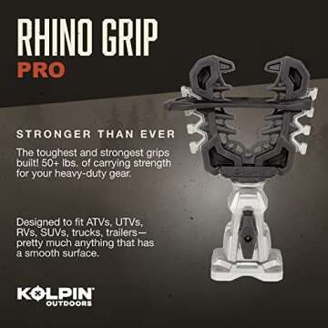 Kolpin Rhino Grip Pro - Universal Mount - 21560, Heavy-Duty Gear Holder