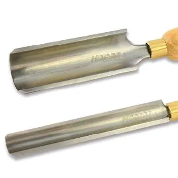 Hurricane Turning Tools, HSS, 2 Piece Spindle Roughing Gouge Set (2" and 1"), Standard Series Woodturning Tools