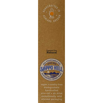 Sappo Hill Unscented Natural Soap for Sensitive Skin