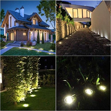 Upgrade Solar Ground Lights for Pathway and Garden