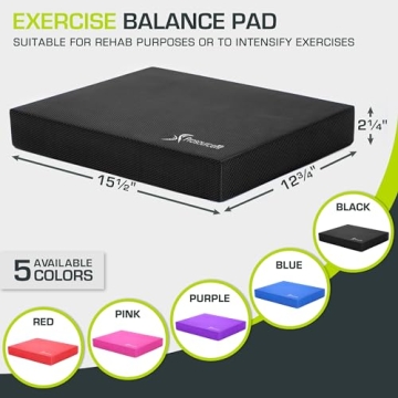 ProsourceFit Exercise Balance Pad for Fitness Training