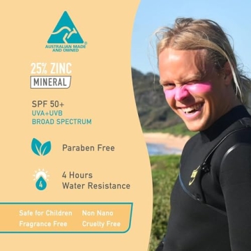 Sun Zapper Pink Zinc Sunscreen Stick SPF 50+ 12g