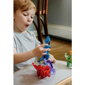 Explore MAGNA-TILES Dinos 5-Piece Magnetic Set