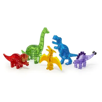 Explore MAGNA-TILES Dinos 5-Piece Magnetic Set