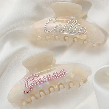 Customizable Large Hair Claw Clips for Women, Perfect Gift