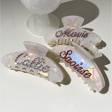 Customizable Large Hair Claw Clips for Women, Perfect Gift