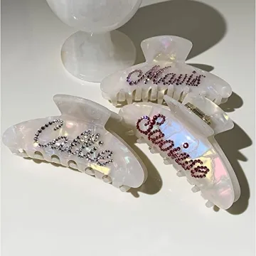 Customizable Large Hair Claw Clips for Women, Perfect Gift