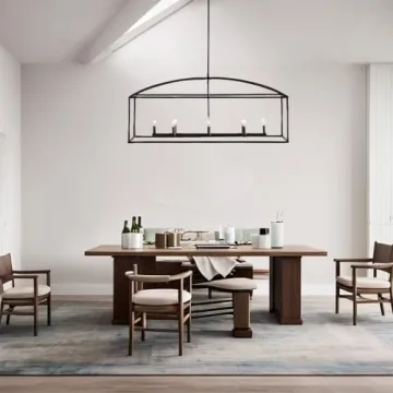 Organic Forge Curve Geometric Chandelier for Modern Dining