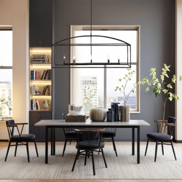 Organic Forge Curve Geometric Chandelier for Modern Dining