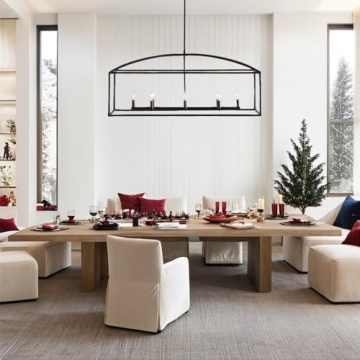 Organic Forge Curve Geometric Chandelier for Modern Dining