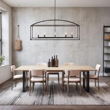 Organic Forge Curve Geometric Chandelier for Modern Dining