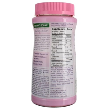 Nature's Bounty Hair Skin and Nails Vitamins - Strawberry Gummies