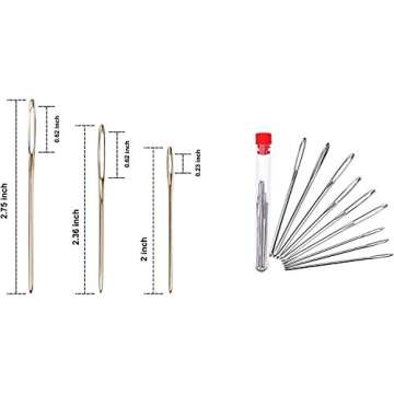 14 Pcs Crochet Hooks Set with Ergonomic Soft Grip by Sooleo, 2mm(B)-10mm(N) Crochet Hook Crochet Needles Kit with Case, Extra Long? Knit Needles for Arthritic Hands and Old Fingers