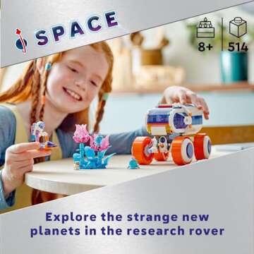 LEGO Friends Space Research Rover Space Toy and Science Playset, Space Gift for 8 Year Old Girls and...