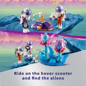 LEGO Friends Space Research Rover Space Toy and Science Playset, Space Gift for 8 Year Old Girls and Boys, Building Toy for Space Lovers and Kids with 2 Mini-Dolls, a Dog and 2 Alien Figures, 42602