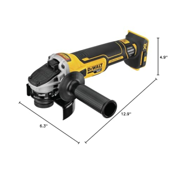 DEWALT 20V MAX XR Angle Grinder - Powerful and User-Friendly