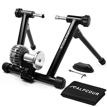 Alpcour Fluid Bike Trainer Stand Silent Foldable Indoor Cycling