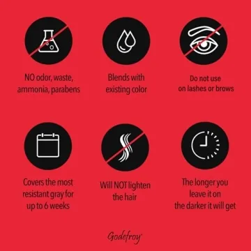 Godefroy Hair Color Tint Kit Dark Brown 20 Applications