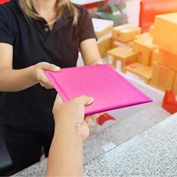 GSSUSA Pink Bubble Mailers 6x10 Pack of 50 for Secure Shipping