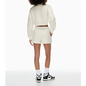 Meladyan Women Fleece Mushroom Graphic Print Oversized Sweatshirt Crewneck Long Sleeve Drop Shoulder Pullover Vintage