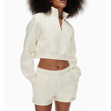 Meladyan Women Fleece Mushroom Graphic Print Oversized Sweatshirt Crewneck Long Sleeve Drop Shoulder Pullover Vintage