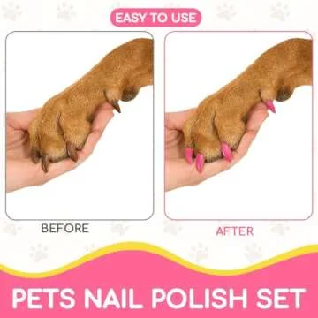 OLINGYOU Dog Nail Polish Pen Quick Dry Pet Nail Polish Set
