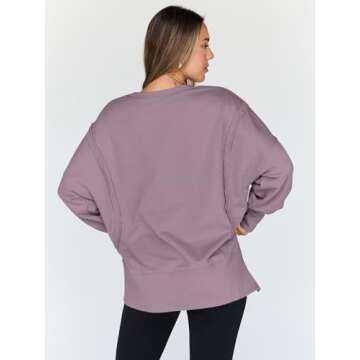 Trendy Queen Oversized Sweatshirt for Women and Teens