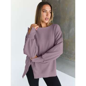 Trendy Queen Oversized Sweatshirt for Women and Teens