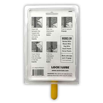 Clip Bender Tool by LockNLube for Easy Fence Installation
