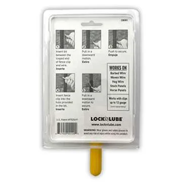 Clip Bender Tool by LockNLube for Easy Fence Installation
