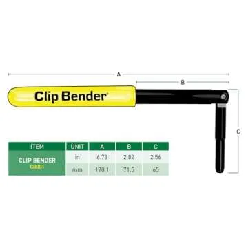 Clip Bender Tool by LockNLube for Easy Fence Installation